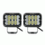 Dual Row Cube Lights - 140-Degree Dual Zone, 12 LED