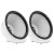 DS18 HYDRO FLAT MOUNT UNIVERSAL POD FOR 8" SPEAKERS , BUILT IN RGB LED - WHITE PAIR