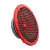 DS18 PRO 8" METAL SHALLOW SPEAKER GRILL - RED