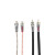 DS18 PRO HIGH END SQ RCA  Y ADAPTER KIT - 1M / 2F KIT
