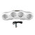 DS18 Jeep JL/JLU/JT 2024 Overhead Sound Bar Fits 4 X 8" Speakers Harness Included OEM Fit - WHITE