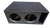 BASS-MAXX DUAL 10" POLY COATED SPL JUMBO VENTED ENCLOSURE