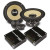 DS18 HIGH FIDELITY SOUND QUALITY DXQ 6.5" 2 WAY COMPONENT SPEAKER SET WITH YELLOW STRAW + COMPOSITE FOAM CONE, EXTERNAL PASSIVE CROSSOVERS - 150 WATTS RMS DS18 HIGH FIDELITY SOUND QUALITY DXQ 6.5" 2 WAY COMPONENT SPEAKER SET WITH YELLOW STRAW + COMPOSITE FOAM CONE, EXTERNAL PASSIVE CROSSOVERS - 150 WATTS RMS