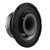 MOTORCYCLE PRO AUDIO SPEAKER WITH CARBON FIBER CONE AND BUILT IN DRIVER - 8" | 2-Way | IP65 Rating | 400 Watts RMS | 8Ohm | Black
