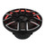 NEODYMIUM CARBON FIBER MARINE SUBWOOFERS WITH DIGITAL LED LIGHTS AND SILICONE COVERS - 12" | IP65 Rating | 800 RMS | 3" SVC 4Ohm | Black