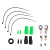 DS18 4-GA Amplifier Installation Kit - GREEN DS18 4-GA Amplifier Installation Kit - GREEN