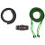 DS18 4-GA Amplifier Installation Kit - GREEN DS18 4-GA Amplifier Installation Kit - GREEN