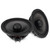 NVY 8" 2 Way Coaxial Loudspeaker with Water Resistant Carbon Fiber Cone, 1" Bullet Tweeter and Neodymium Magnet 300 Watts RMS @ 4 OHM - Pair - IP65 - Black