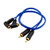 ORION Wired Series 1.5 FT Blue CCA 2-Channel RCA Cable