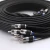 AC STUDIO 6 CHANNEL DOUBLE-SHIELDED DIRECTIONAL TWISTED PAIR RCA 17FT