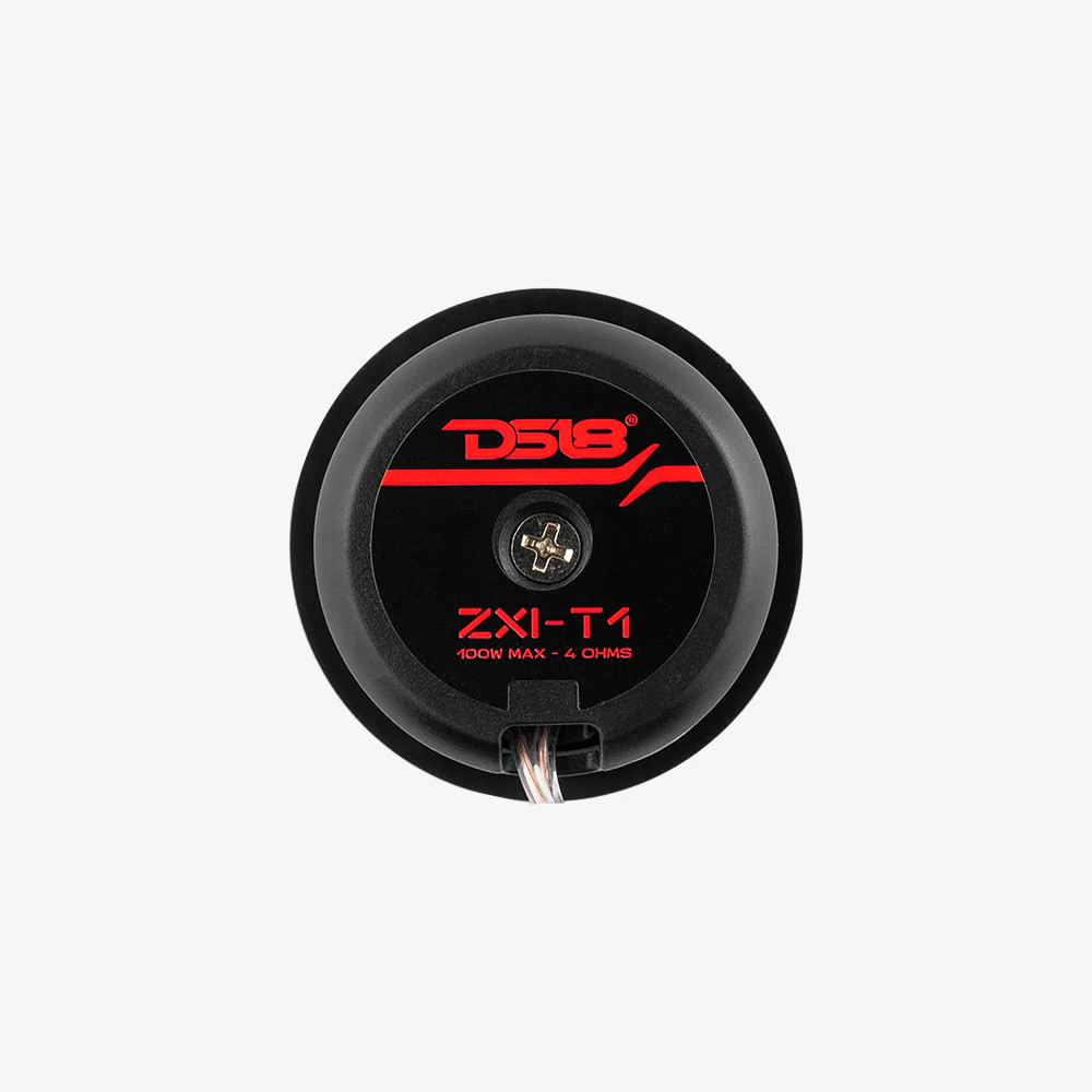 DS18 ELITE Z SERIES 1.7" PEI DOME TWEETERS WITH 1" ALUMINUM VOICE COIL - FLUSH, SURFACE & ANGLE MOUNTS INCLUDED