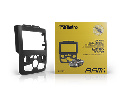 RAM1 DASH KIT AND T HARNESS FOR 2013-18 RAM PICKUP WITH NAVIGATION