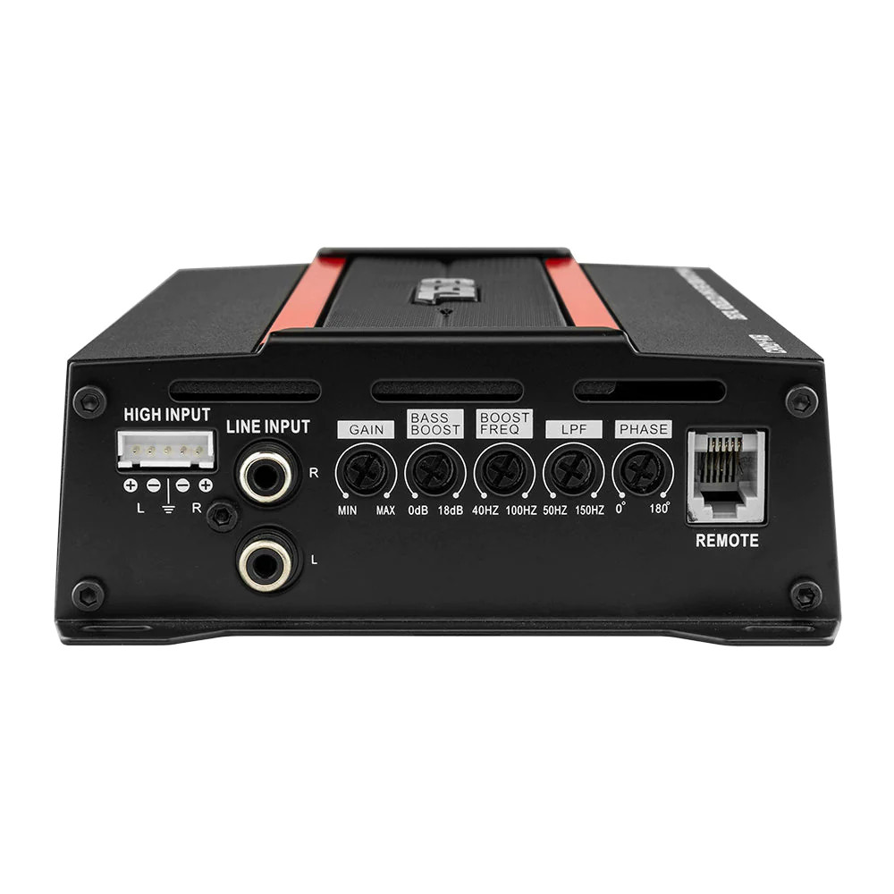 DS18 CANDY-X1B Compact Class D 1-Channel Monoblock Car Amplifier 1800 Watts 1-Ohm