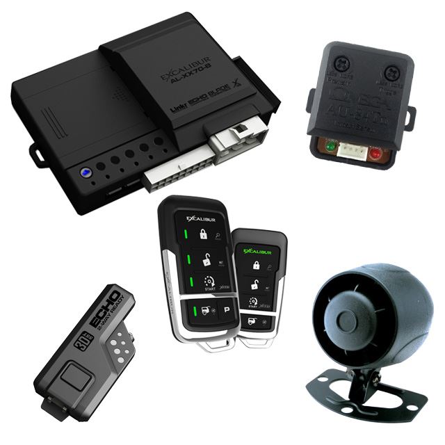 EXCALIBUR 2 WAY LED REMOTE START & SECURITY SYSTEM