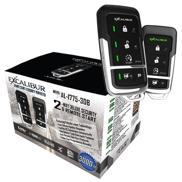 EXCALIBUR 2 WAY LED REMOTE START & SECURITY SYSTEM