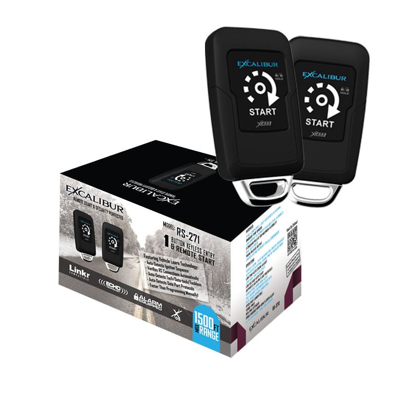 EXCALIBUR ONE BUTTON REMOTE START KEYLESS ENTRY SYSTEM