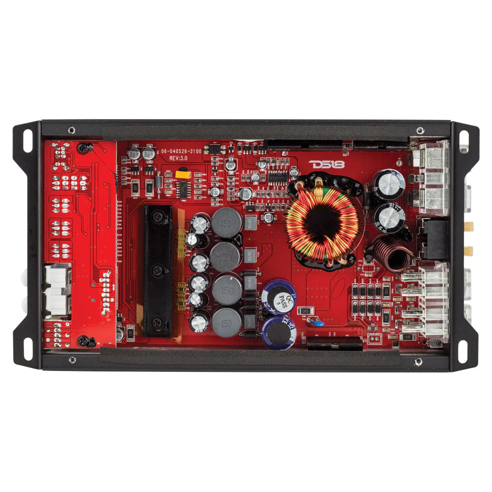 DS18 CANDY-X4B Compact Full-Range Class D 4-Channel Car Amplifier 1600 Watts