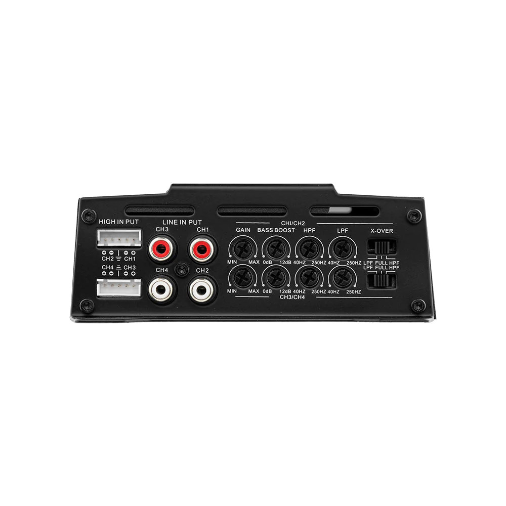 DS18 CANDY-X4B Compact Full-Range Class D 4-Channel Car Amplifier 1600 Watts
