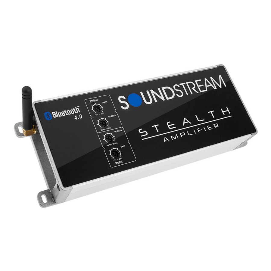 SOUNDSTREAM MARINE STEALTH BLUETOOTH 4CH AMPLIFIER