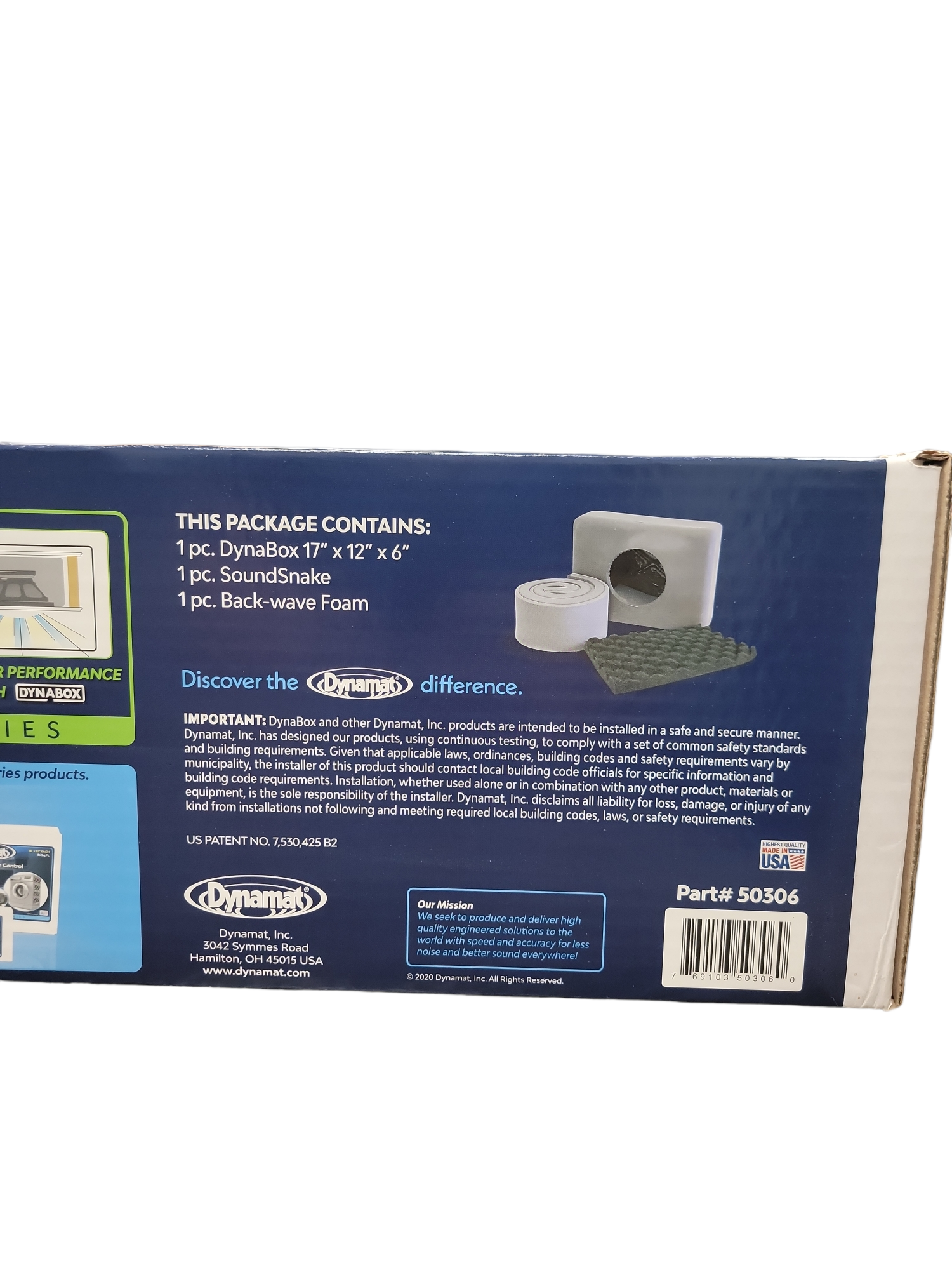 DYNAMAT DYNABOX IN-CEILING KIT