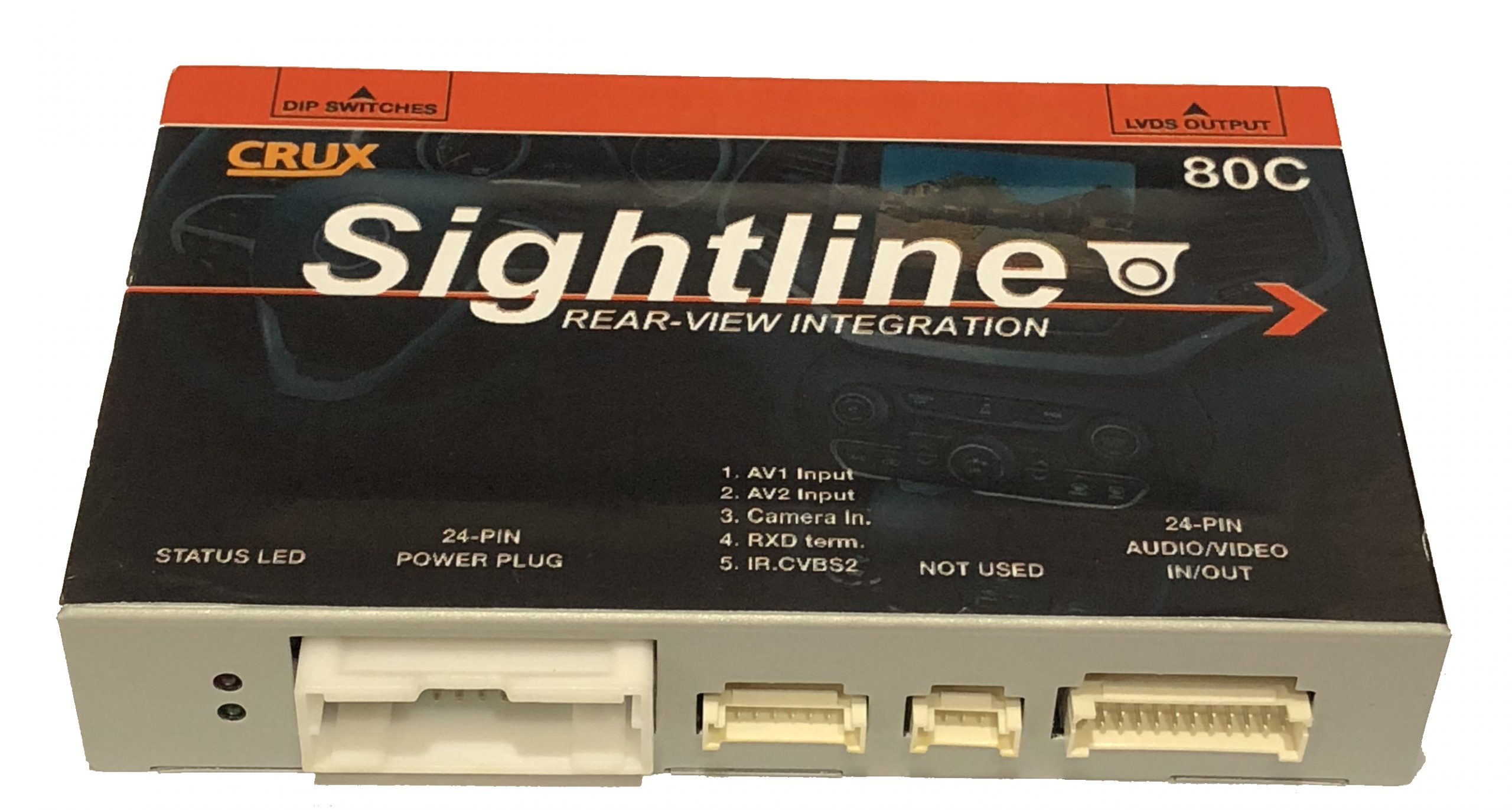 CRUX Rear-View Integration Interface with AV inputs for GM 2013-2015 Vehicles with CUE, Intellilink & MyLink Systems