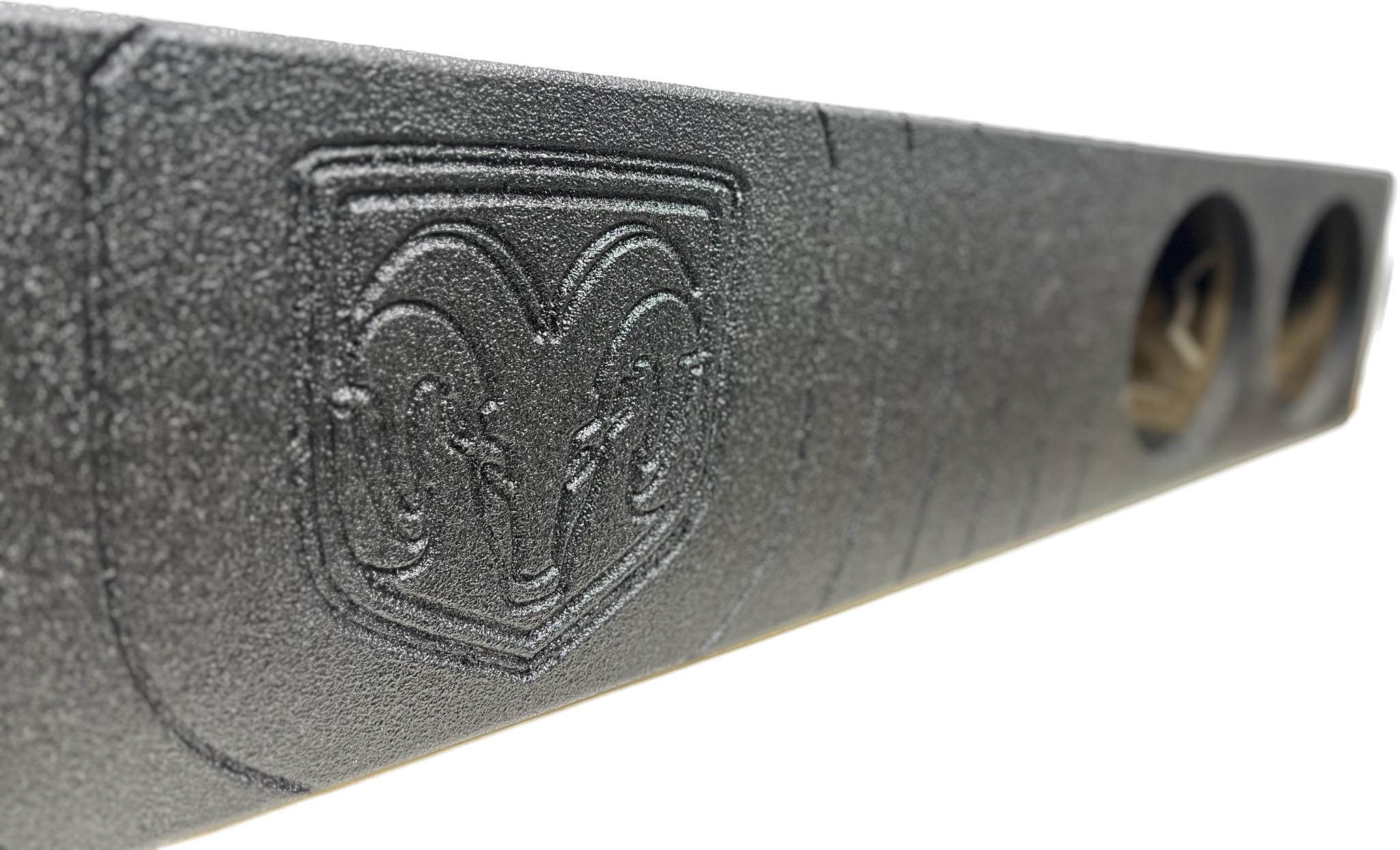 BASS-MAXX POLY COATED 2019-2023 RAM TRUCK CREW CAB DUAL 8" PORTED