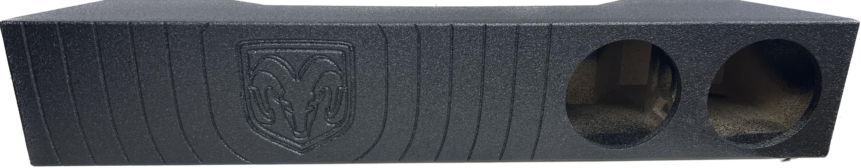 BASS-MAXX POLY COATED 2019-2023 RAM TRUCK CREW CAB DUAL 8" PORTED