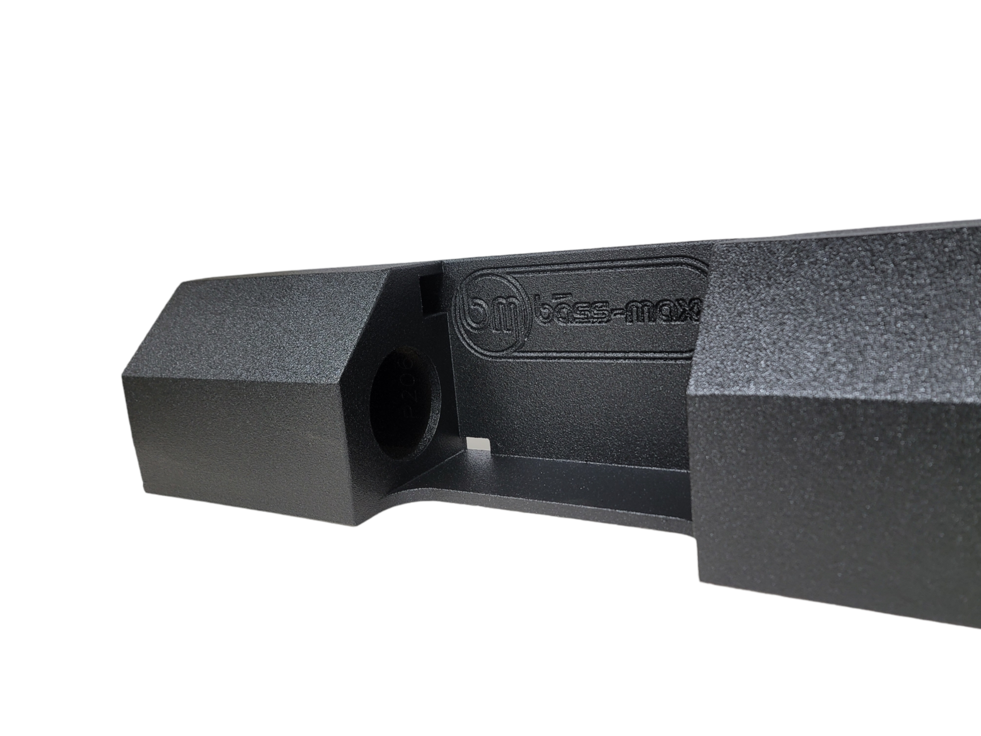 BASS-MAXX POLY COATED DUAL 8" VENTED SINGLE CAB TRUCK ENCLOSURE