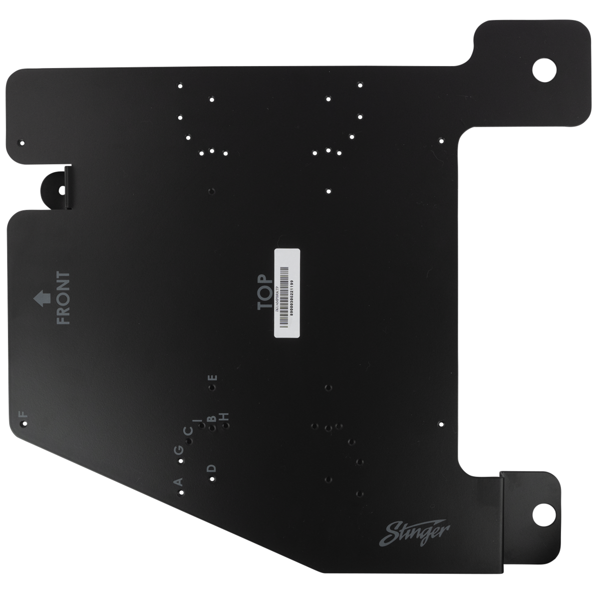 STINGER AMP Bracket for mounting AMP Under Passenger side seat for 2011-2018 Jeep Wrangler JKU