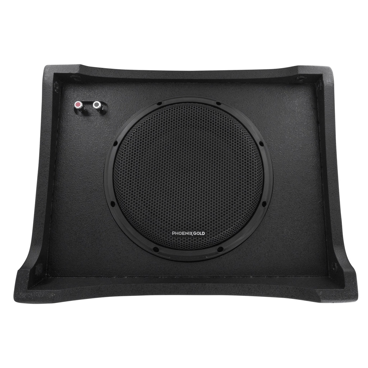 STINGER Loaded 10" subwoofer Sealed
enclosure w/ grill for most Truck's
under seat
Truck loaded 10" subwoofer sealed
enclosure with grill coated Road
Kill Liquid Coat