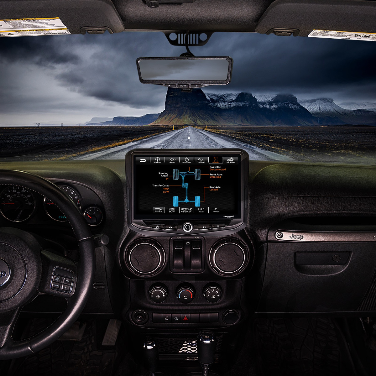 STINGER VEHICLE INTEGRATION UPGRADE KIT FOR SR-JK11H WITH STINGER HEIGH10® MULTIMEDIA HEAD UNIT