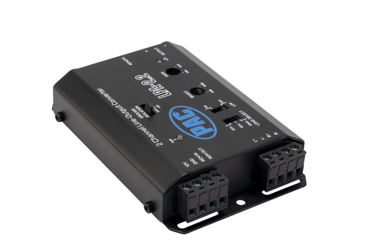 PAC ACTIVE 2CH. 40 WATT LINE OUTPUT CONVERTER WITH AUTO TURN-ON