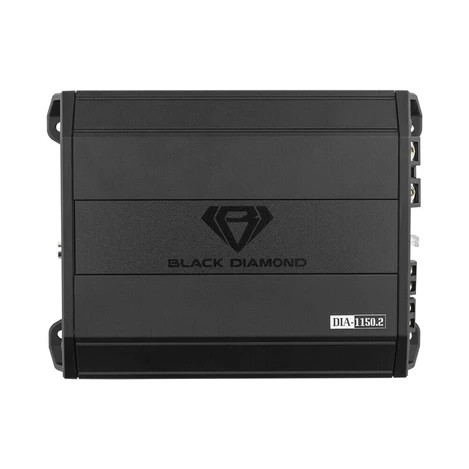 Black Diamond Full-Range Class Ab 2-Channel Amplifier 1150 Watts - (150X1@4OHM, 60X2@4OHM, 80X2@2OHM)