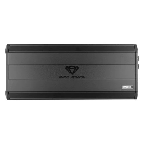 Black Diamond Full-Range Class Ab 4-Channel Amplifier 1850 Watts - (100X4@4OHM, 150X4@2OHM, 280X2@4OHM)