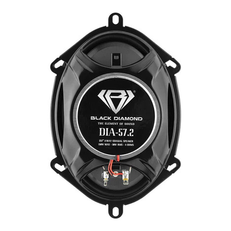 Black Diamond 5x7" Coaxial Speaker 2 Way 4-Ohm 150 Watts
