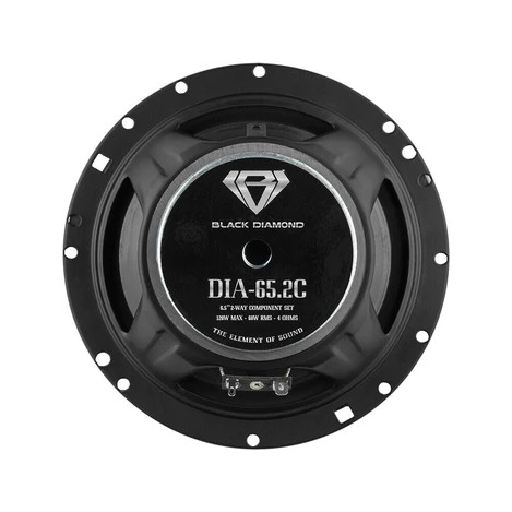 Black Diamond 6.5" Component System Speaker 2 Way 4-Ohm 120 Watts
