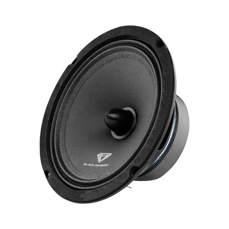 Black Diamond 6.5" Mid-range LoudSpeaker With Bullet 4-Ohm 120 Watts - PAIR