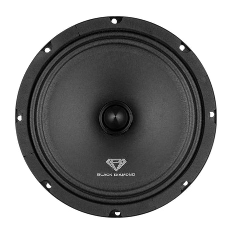 Black Diamond 8" Mid-range LoudSpeaker With Bullet 4-Ohm 120 Watts - PAIR