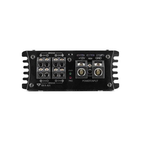 Black Diamond Full Range Class D 4-Channel Amplifier 2000 Watts With Led - (150X4@4OHM, 250X4@2OHM, 460X2@4OHM)
