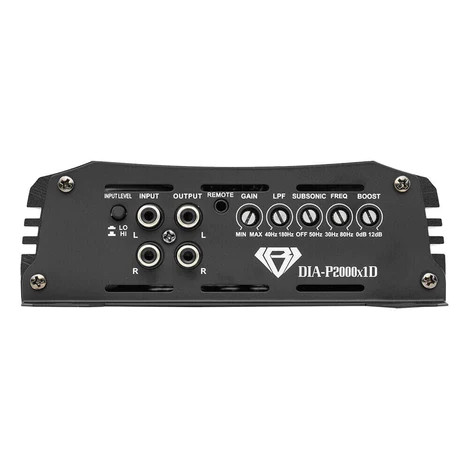 BLACK DIAMOND AUDIO Class D 1-Channel Monoblock Amplifier 2000 Watts Rms