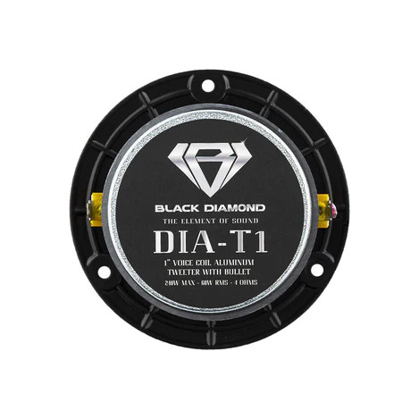 Black Diamond PRO 1" Super Bullet Tweeter 240 Watts 4-Ohm