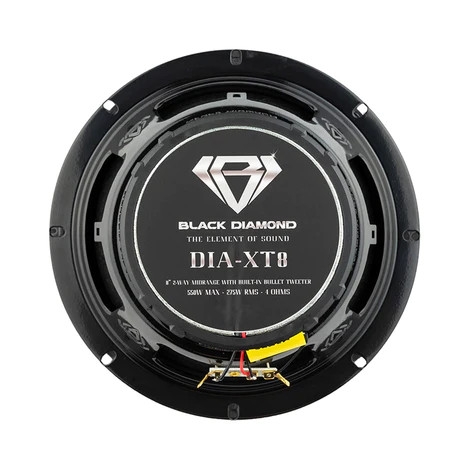 Black Diamond 8" Mid-range LoudSpeaker With Bullet Tweeter Built In 4-Ohm 550 Watts