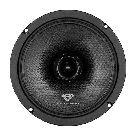 Black Diamond 8" Mid-range LoudSpeaker With Bullet Tweeter Built In 4-Ohm 550 Watts