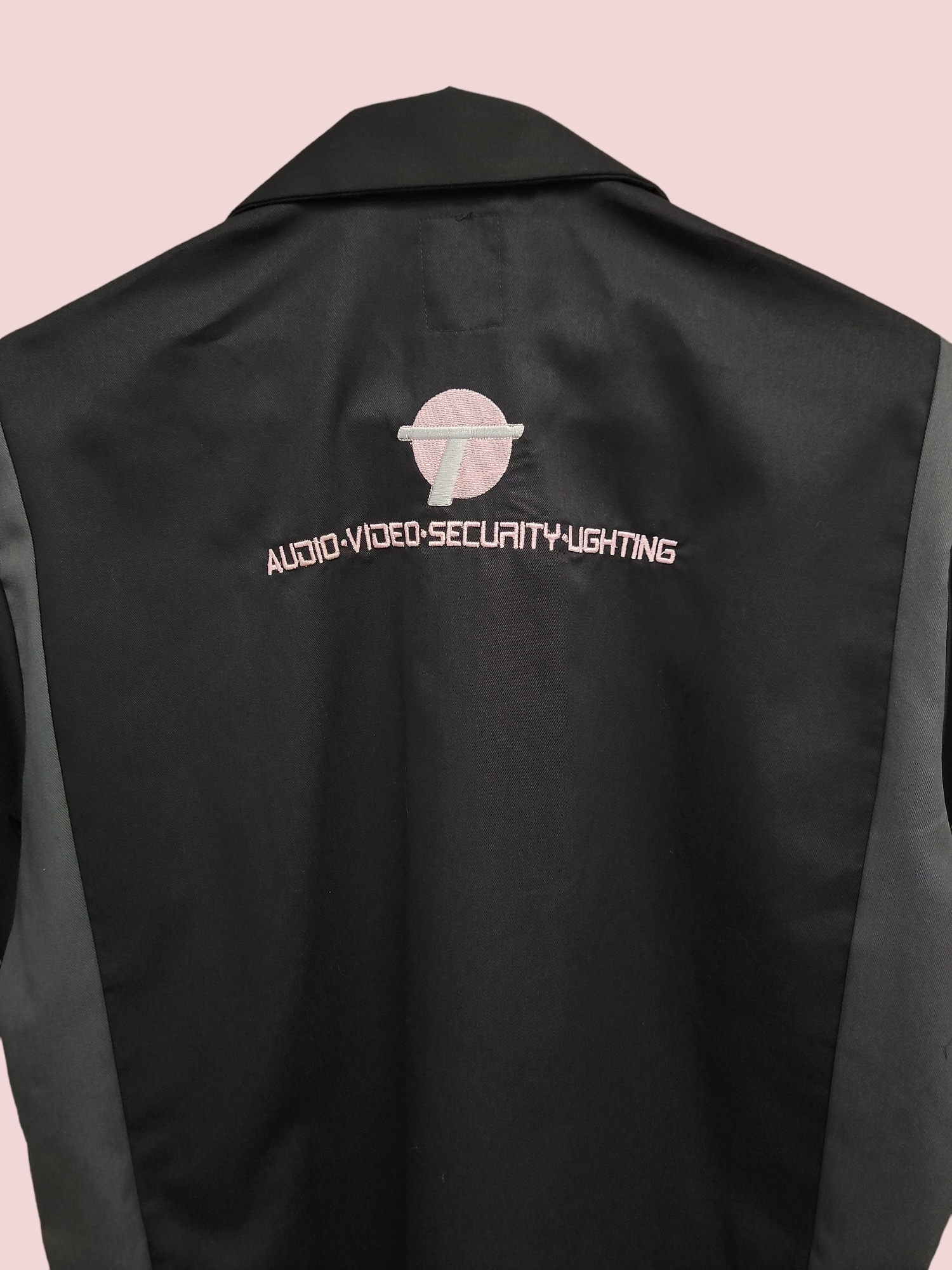 TEAM DICKIES GARAGE EMBROIDERED SHIRT - GRAY / PINK