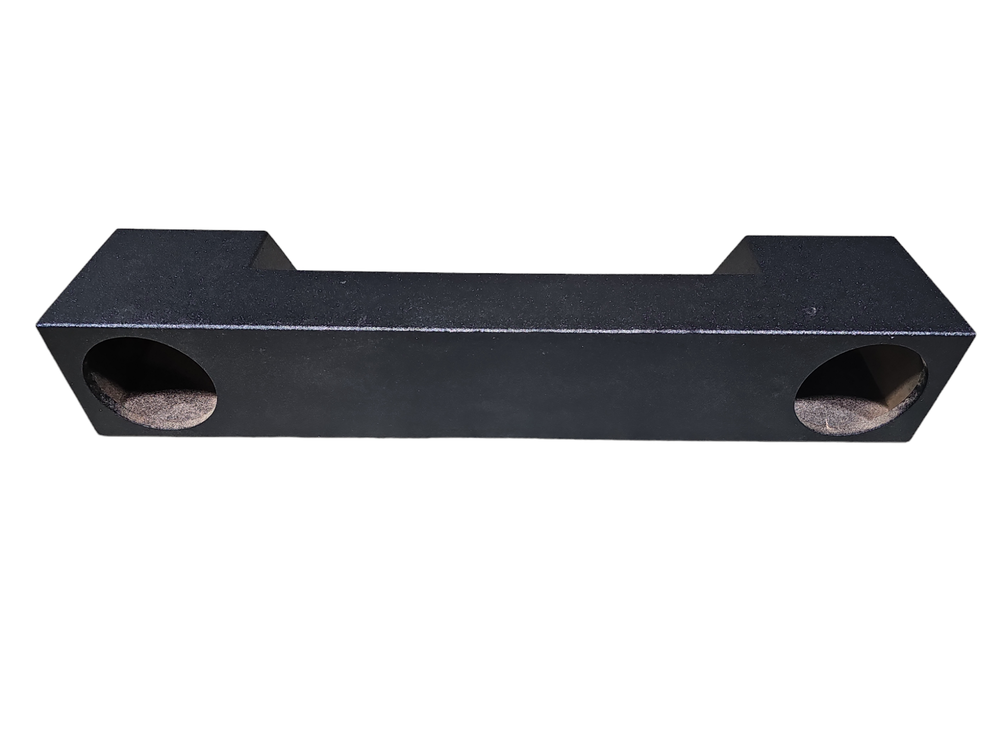 BASS-MAXX 2019-UP RAM TRUCK EXTENDED CAB (SHORT REAR DOORS) DUAL 8" POLY COATED VENTED ENCLOSURE