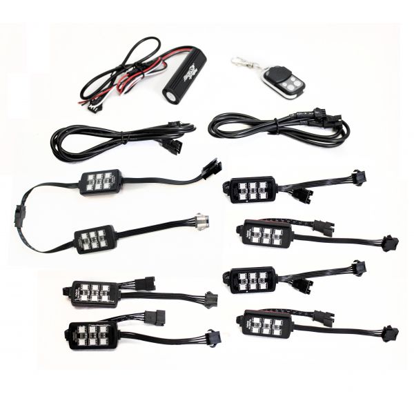 ColorADAPT Adaptive RGB 8-Piece Pod Style LED Accent Kit