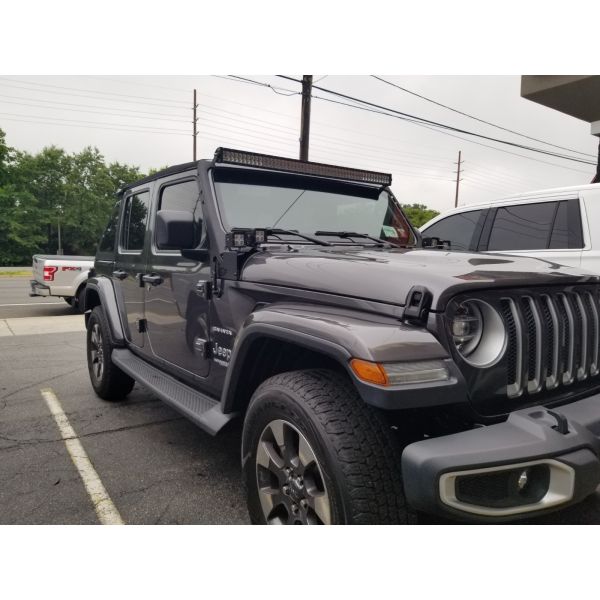 RACESPORT 50" JEEP JL/JT PILLAR MOUNT LIGHT BAR BRACKETS