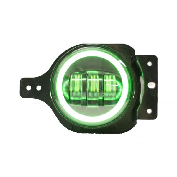 RACESPORT JEEP WRANGLER JL / GLADIATOR JT FOG LIGHTS WITH RGB LED LIGHTING