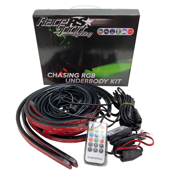 RACESPORT RGB+W UNDER BODY LED KIT WITH CHASING FUNCTION - COLORSMART BLUETOOTH CONTROL