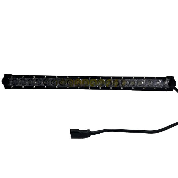 RACESPORT 07-17 Jeep Wrangler JK Kit with 100 Watt CREE LED Light Bar + L18 Hood Bracket Set